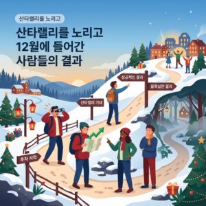 산타랠리를 노리고 12월에 들어간 사람들의 결과