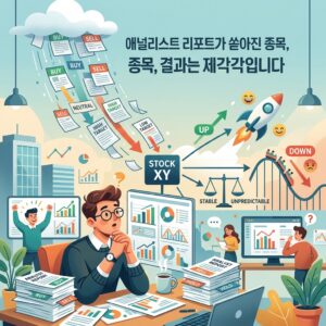 애널리스트 리포트가 쏟아진 종목, 결과는 제각각입니다