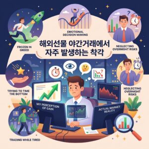해외선물 야간거래에서 자주 발생하는 착각