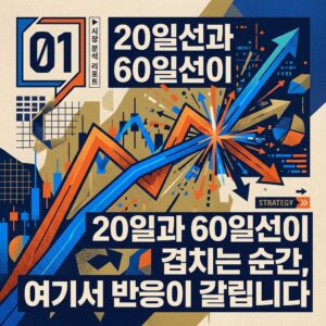 20일선과 60일선이 겹치는 순간, 여기서 반응이 갈립니다