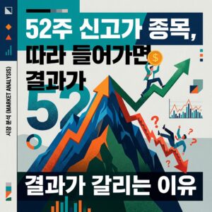 52주 신고가 종목, 따라 들어가면 결과가 갈리는 이유