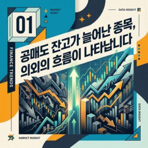 공매도 잔고가 늘어난 종목, 의외의 흐름이 나타납니다