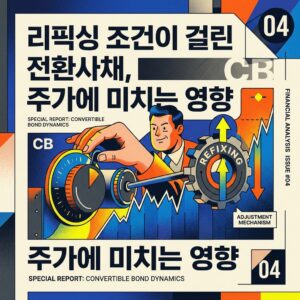 리픽싱 조건이 걸린 전환사채, 주가에 미치는 영향