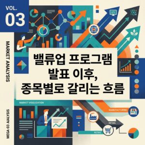 밸류업 프로그램 발표 이후, 종목별로 갈리는 흐름