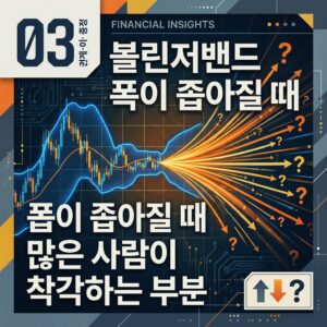 볼린저밴드 폭이 좁아질 때 많은 사람이 착각하는 부분