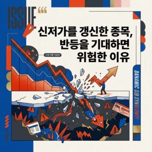 신저가를 갱신한 종목, 반등을 기대하면 위험한 이유