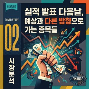실적 발표 다음날, 예상과 다른 방향으로 가는 종목들