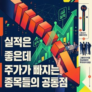 실적은 좋은데 주가가 빠지는 종목들의 공통점