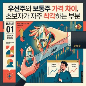 우선주와 보통주 가격 차이, 초보자가 자주 착각하는 부분