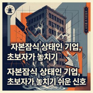 자본잠식 상태인 기업, 초보자가 놓치기 쉬운 신호