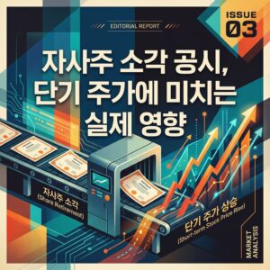 자사주 소각 공시, 단기 주가에 미치는 실제 영향