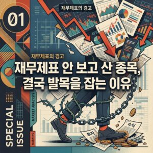 재무제표 안 보고 산 종목, 결국 발목을 잡는 이유