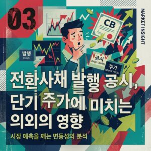전환사채 발행 공시, 단기 주가에 미치는 의외의 영향