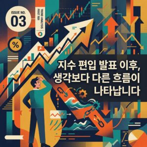 지수 편입 발표 이후, 생각보다 다른 흐름이 나타납니다