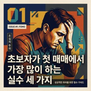 초보자가 첫 매매에서 가장 많이 하는 실수 세 가지
