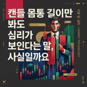 캔들 몸통 길이만 봐도 심리가 보인다는 말, 사실일까요