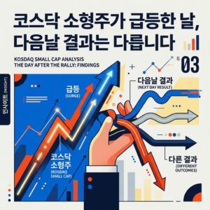 코스닥 소형주가 급등한 날, 다음날 결과는 다릅니다