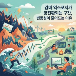 감마 익스포저가 양전환되는 구간, 변동성이 줄어드는 이유