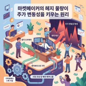 마켓메이커의 헤지 물량이 주가 변동성을 키우는 원리