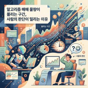 알고리즘 매매 물량이 몰리는 구간, 사람의 판단이 밀리는 이유