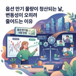 옵션 만기 물량이 청산되는 날, 변동성이 오히려 줄어드는 이유