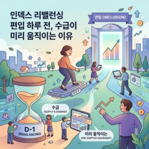 인덱스 리밸런싱 편입 하루 전, 수급이 미리 움직이는 이유
