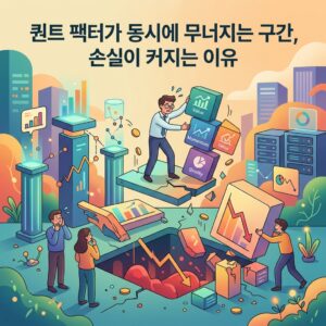 퀀트 팩터가 동시에 무너지는 구간, 손실이 커지는 이유