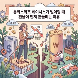 통화스와프 베이시스가 벌어질 때 환율이 먼저 흔들리는 이유