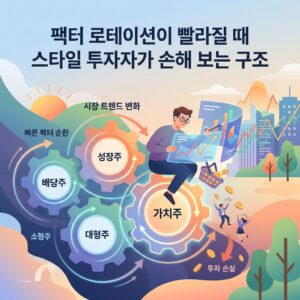 팩터 로테이션이 빨라질 때 스타일 투자자가 손해 보는 구조