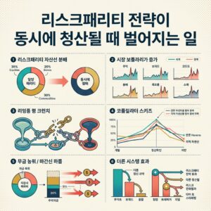 리스크패리티 전략이 동시에 청산될 때 벌어지는 일